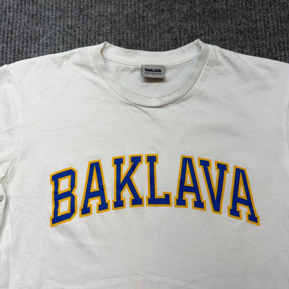Action Bronson Baklava T-shirt Medium White Specializing in Life Streetwear Rap - Picture 3 of 8
